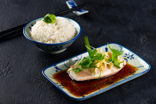 Ginger Soy Fish & Rice